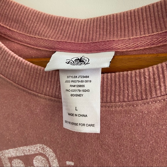 NWT Pink Walt Disney World Long Sleeve T Shirt L - Picture 2 of 4
